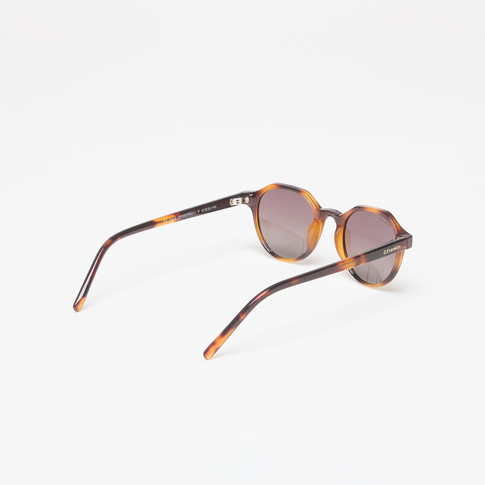 Men's Sunglasses D.Franklin Ultra Light S Round Havana/ Brown