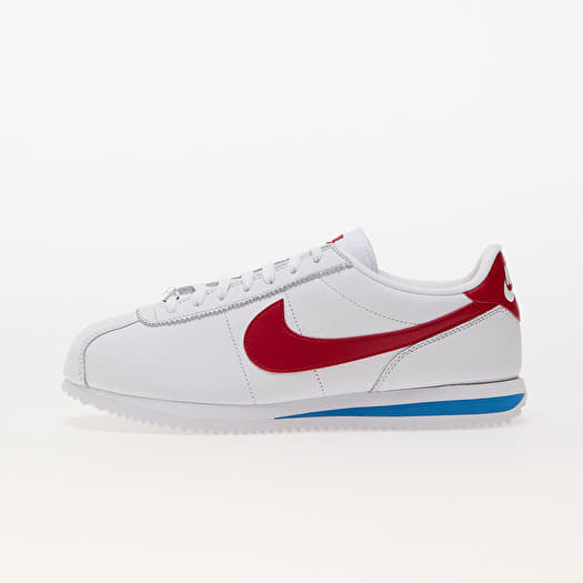 All red leather nike cortez on sale