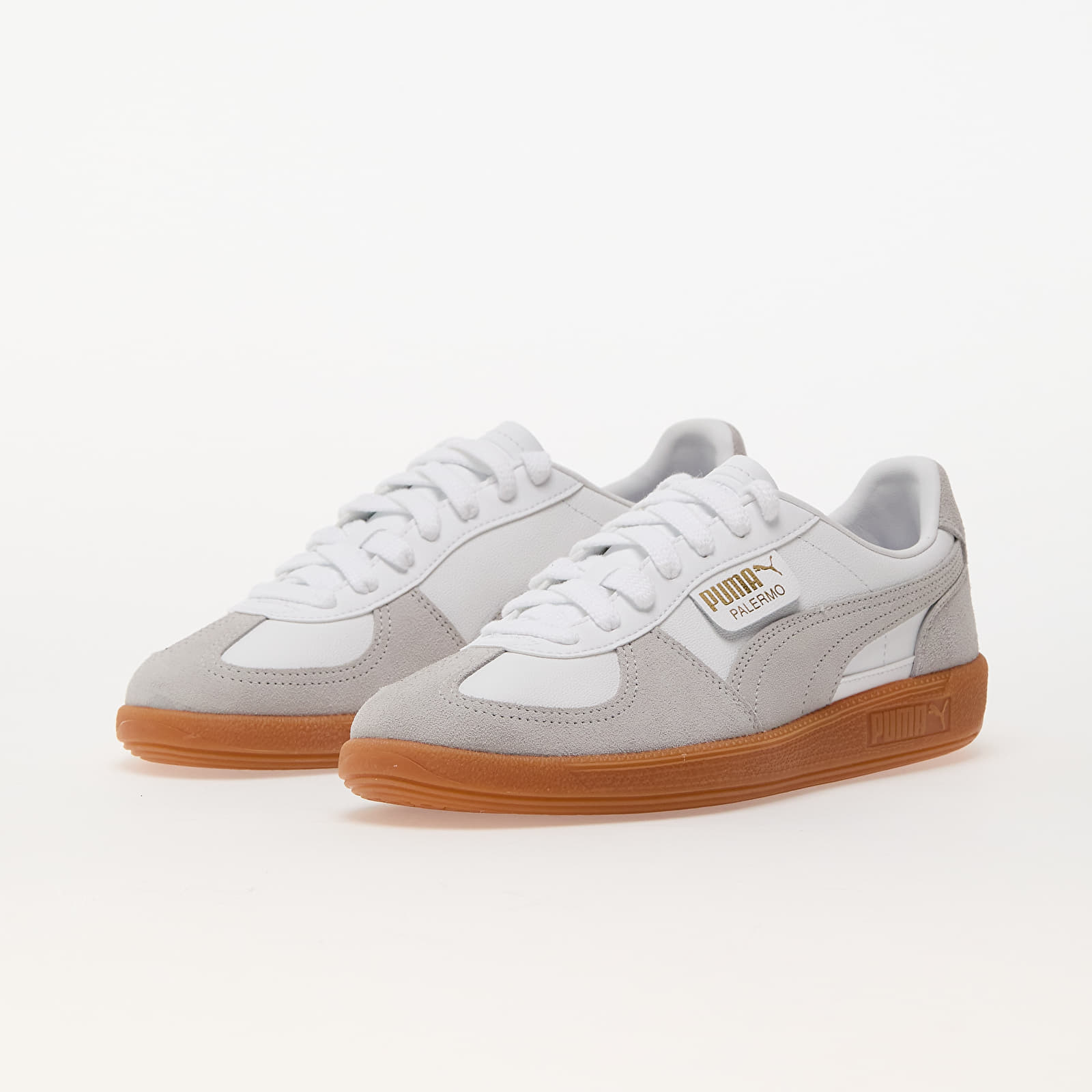 Men's sneakers and shoes Puma Palermo Lth White
