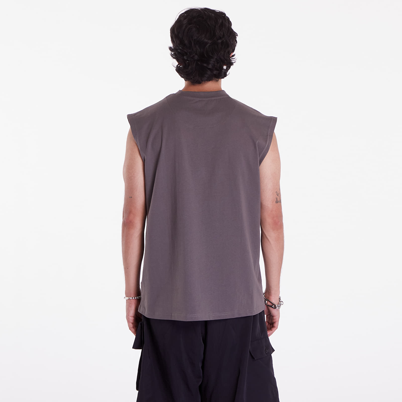 Men's T-shirts Karl Kani Small Signature Essential Sleeveless Tee Anthracite