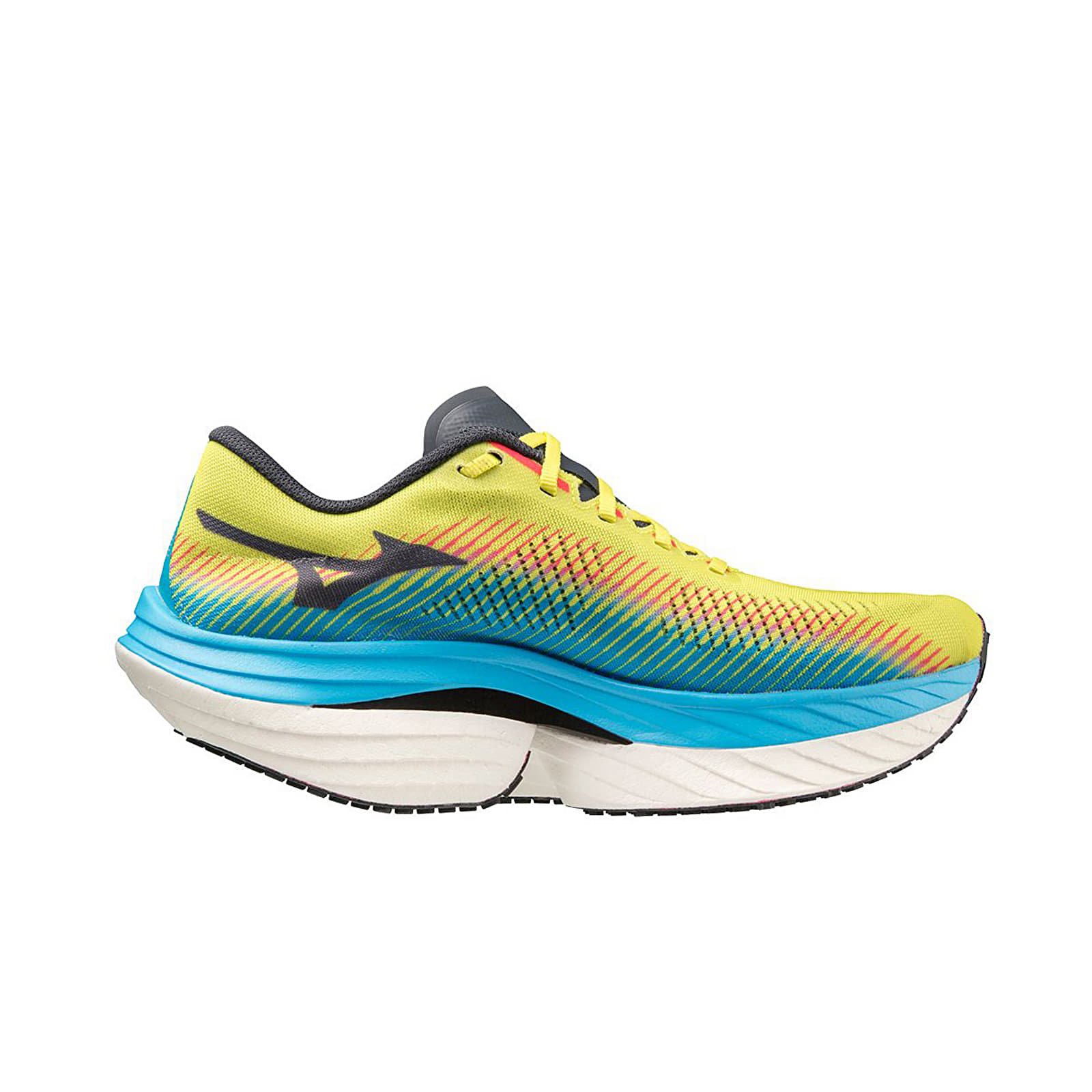 Scarpe uomo Mizuno Wave Rebellion Pro Bolt2Neon/ OBlue/ JBlue