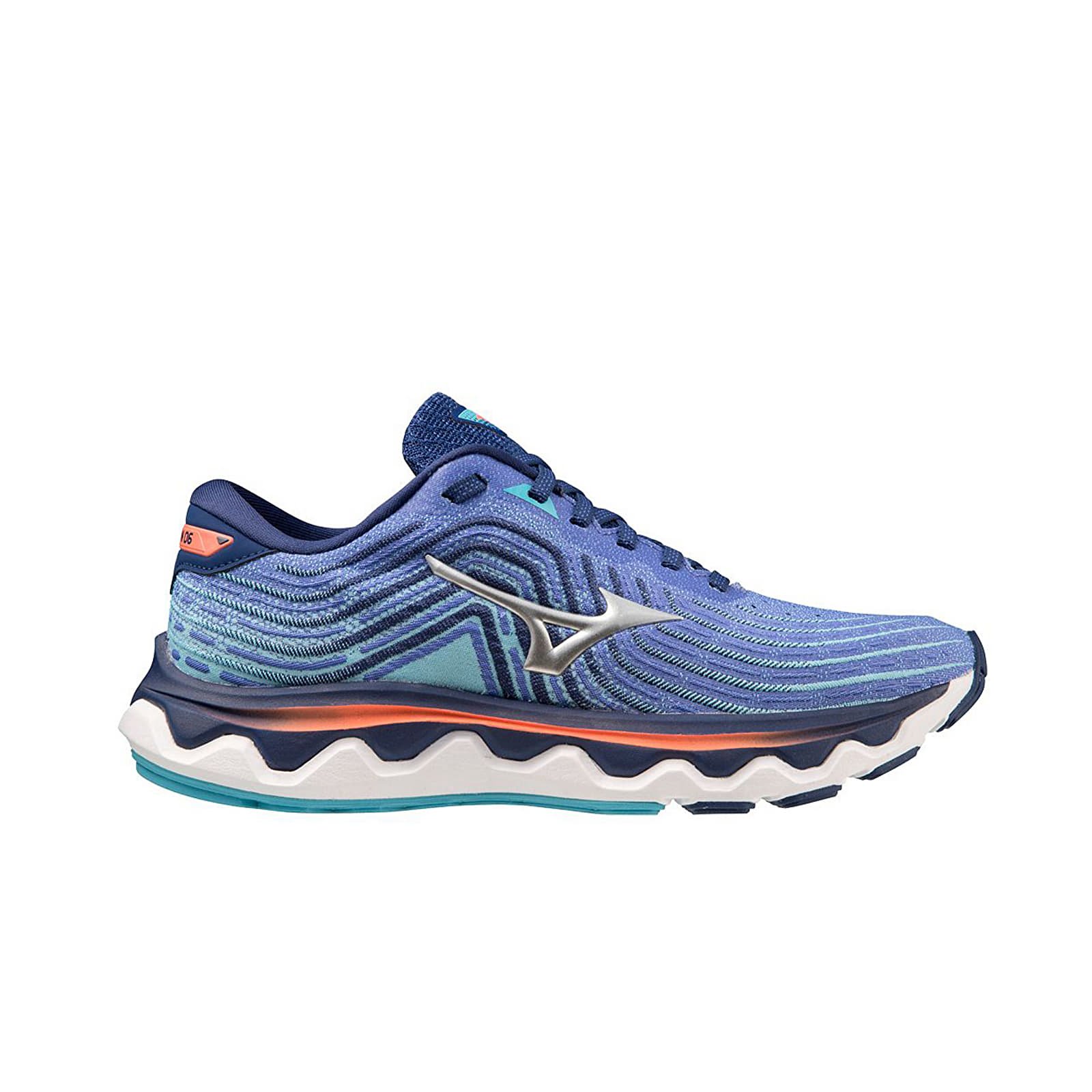 Női cipők Mizuno Wave Horizon 6 DazzlingBlu/ Slvr/ NeonFra