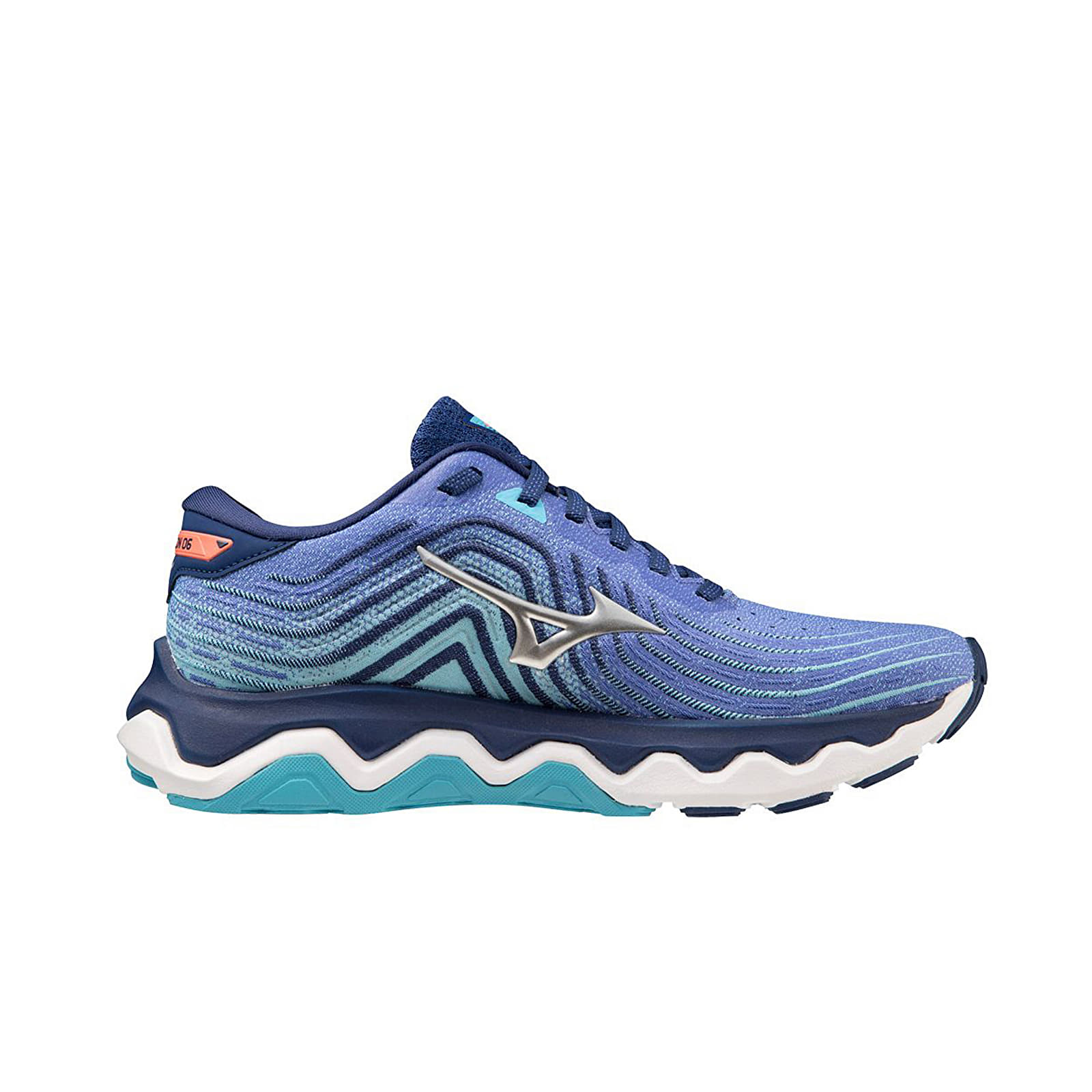 Női cipők Mizuno Wave Horizon 6 DazzlingBlu/ Slvr/ NeonFra
