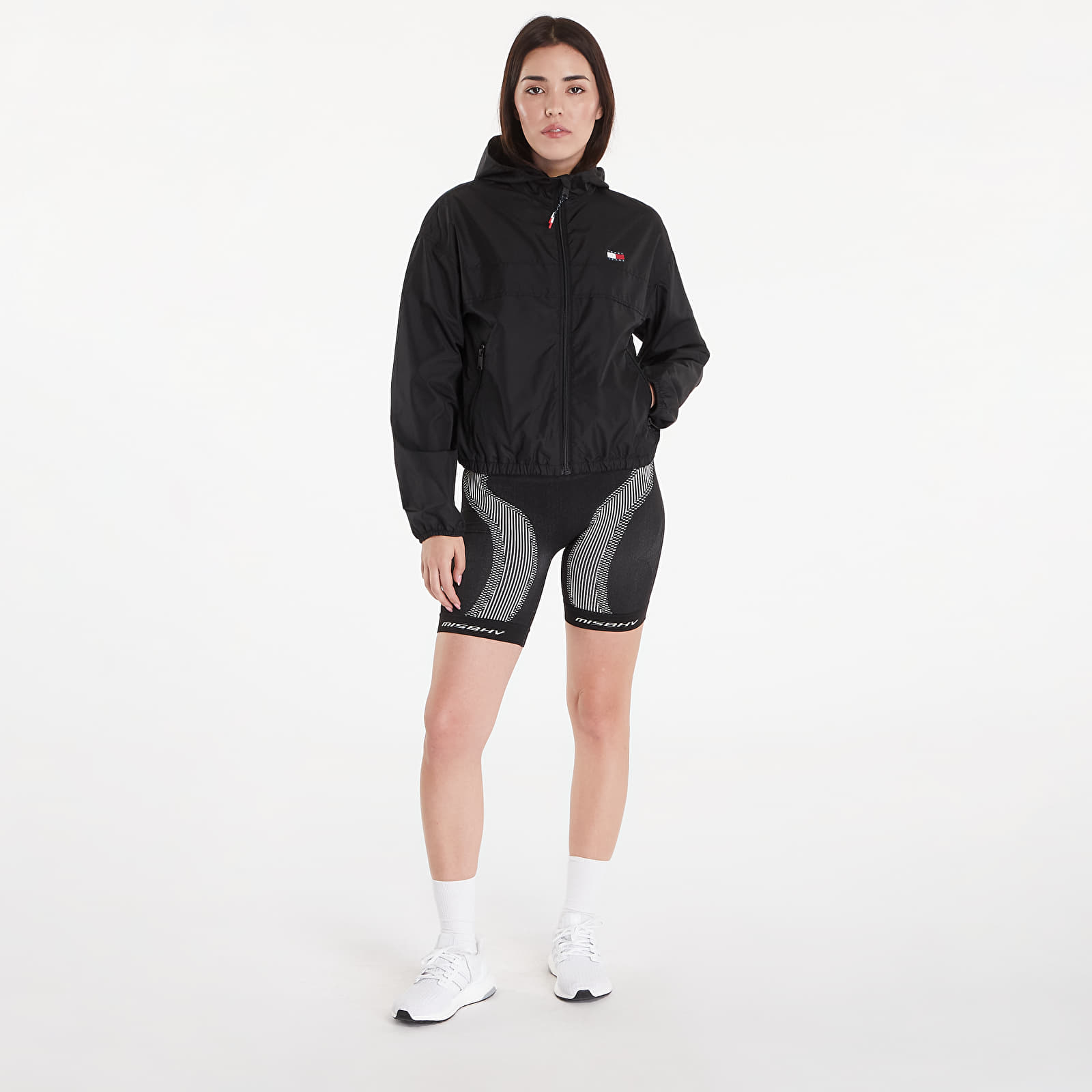 Dámské větrovky Tommy Jeans Light Chicago Jacket Black