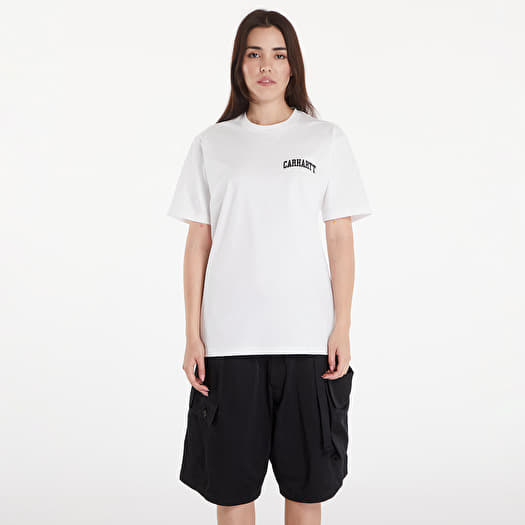 Tričko Carhartt WIP S/S University Script T-Shirt White/ Black