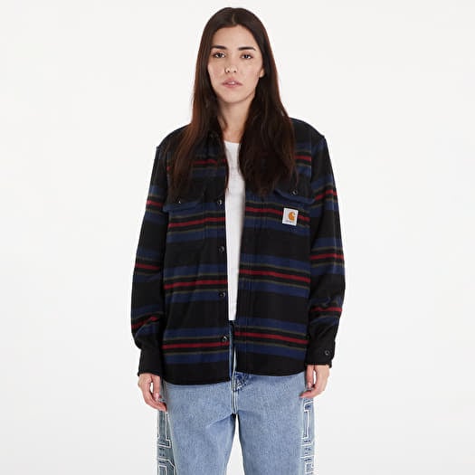 Košulja Carhartt WIP Oregon Shirt Jac UNISEX Starco Stripe/ Black