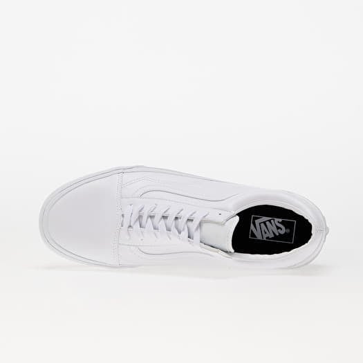 Vans old skool true white top