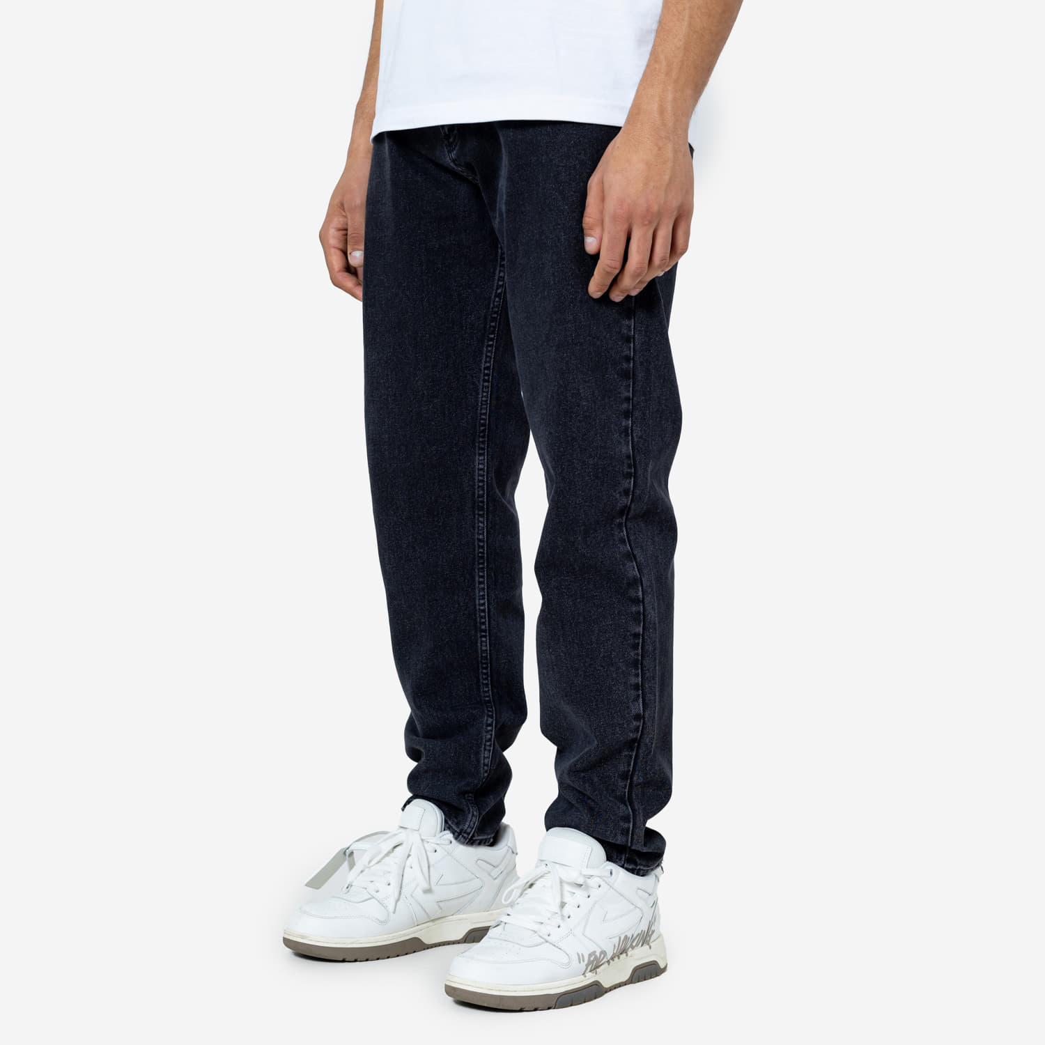 Džíny Don Lemme Straight Fit Jeans Refined Washed Black