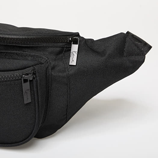 Plain black waist bag outlet