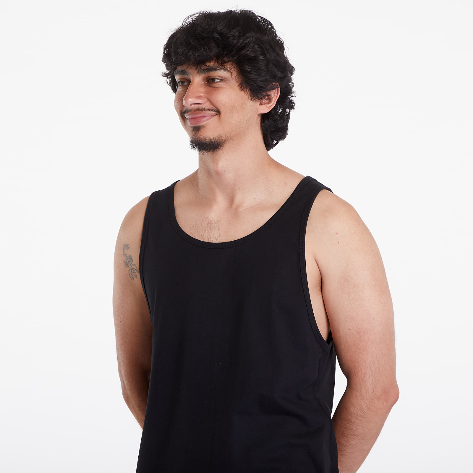 Tank tops Urban Classics Jersey Big Tank Black