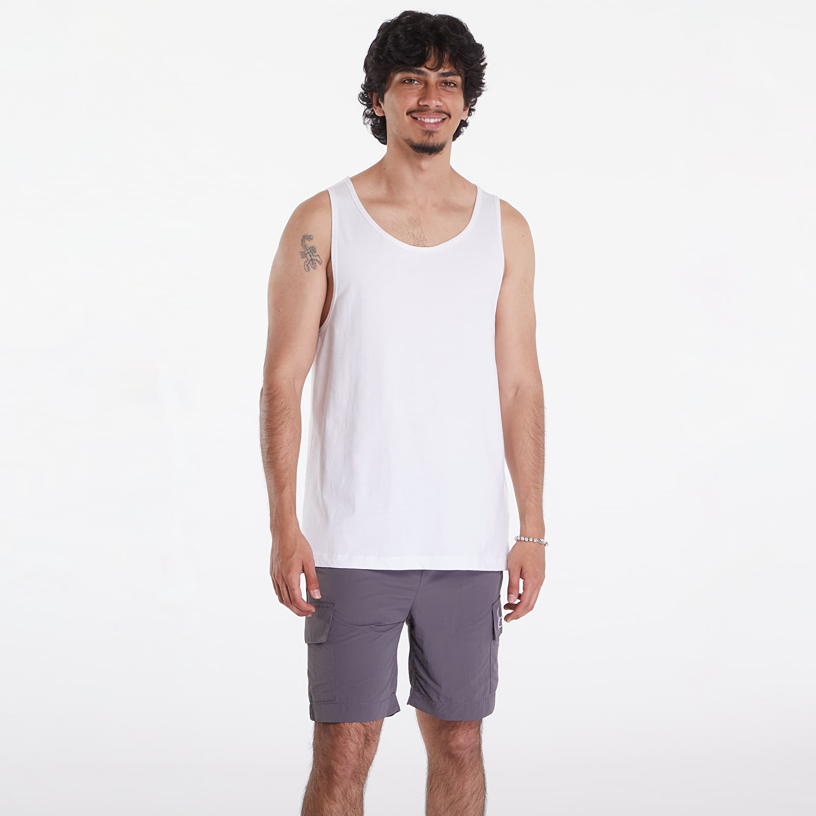 Tank tops Urban Classics Jersey Big Tank White