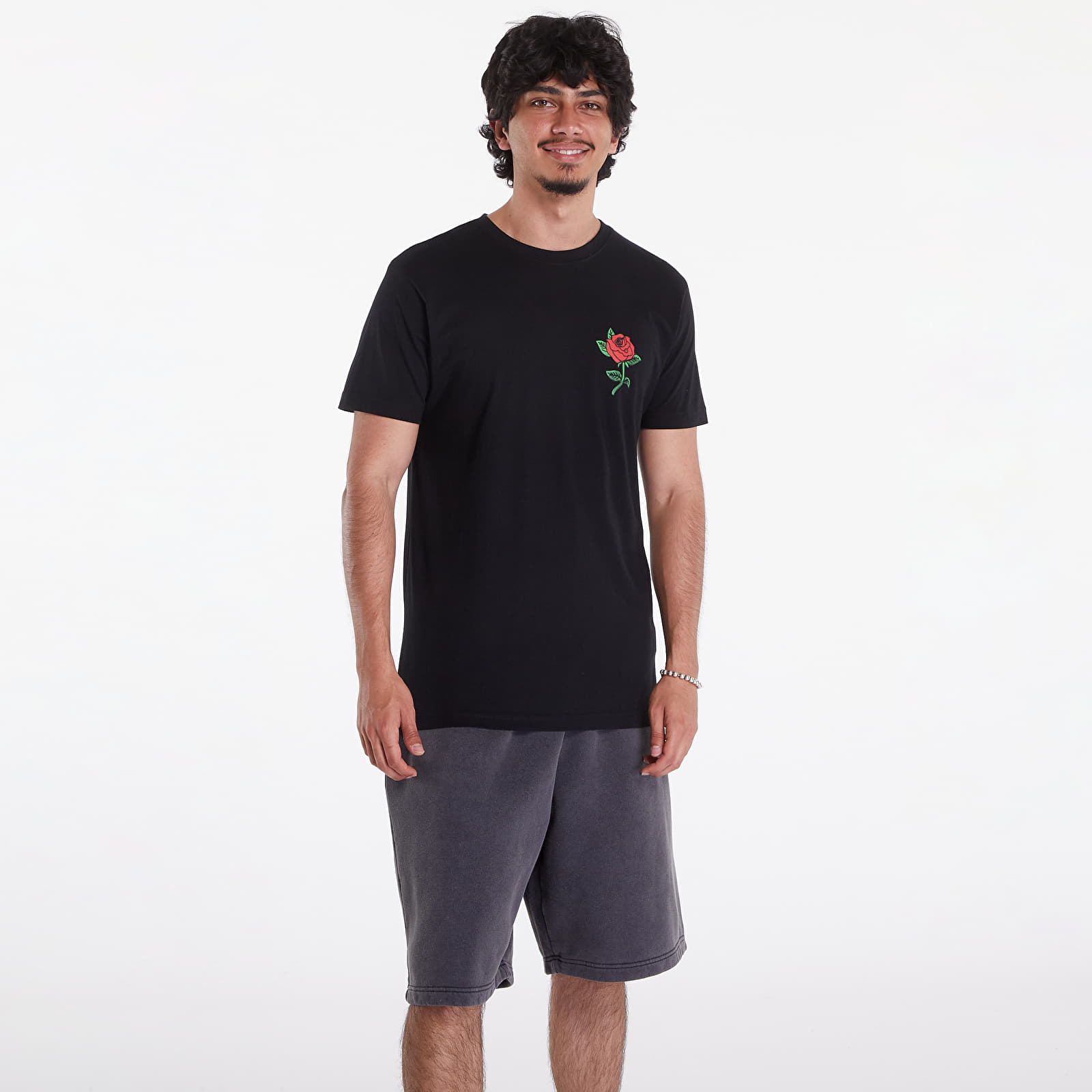T-Shirts Urban Classics Rose Tee Black