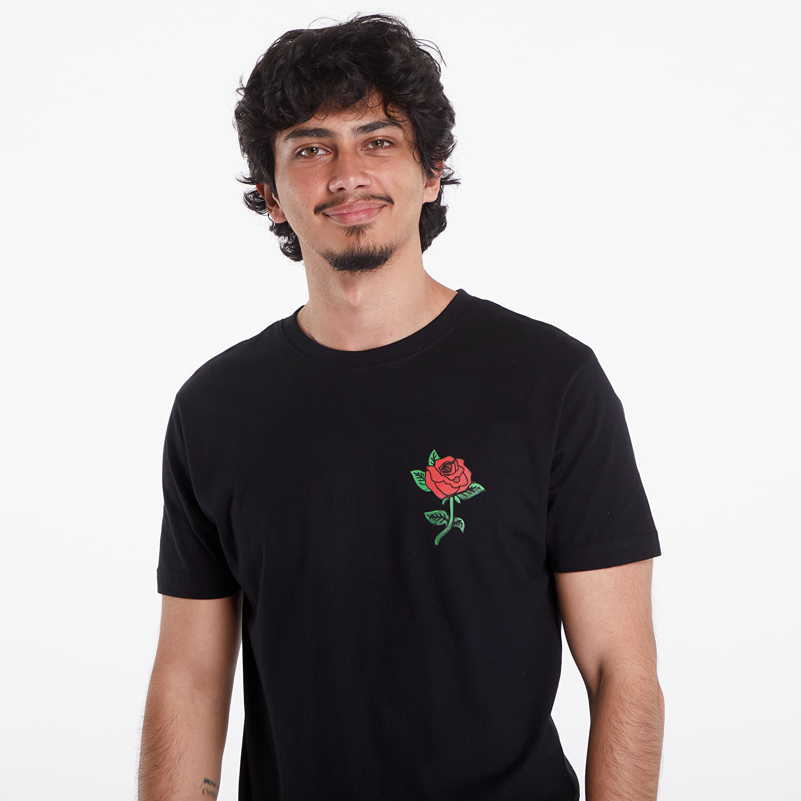 T-Shirts Urban Classics Rose Tee Black
