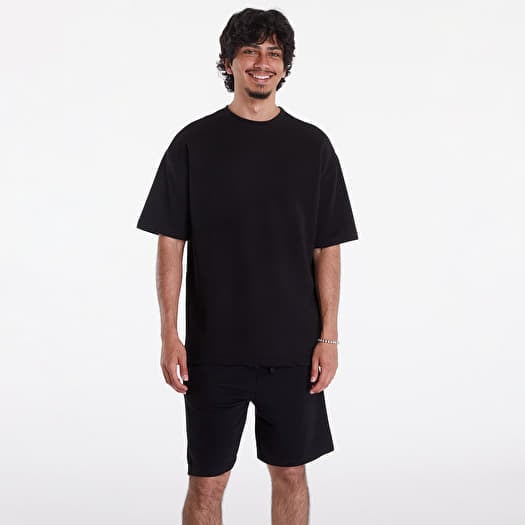T-shirt Urban Classics Light Terry T-Shirt Crew Black