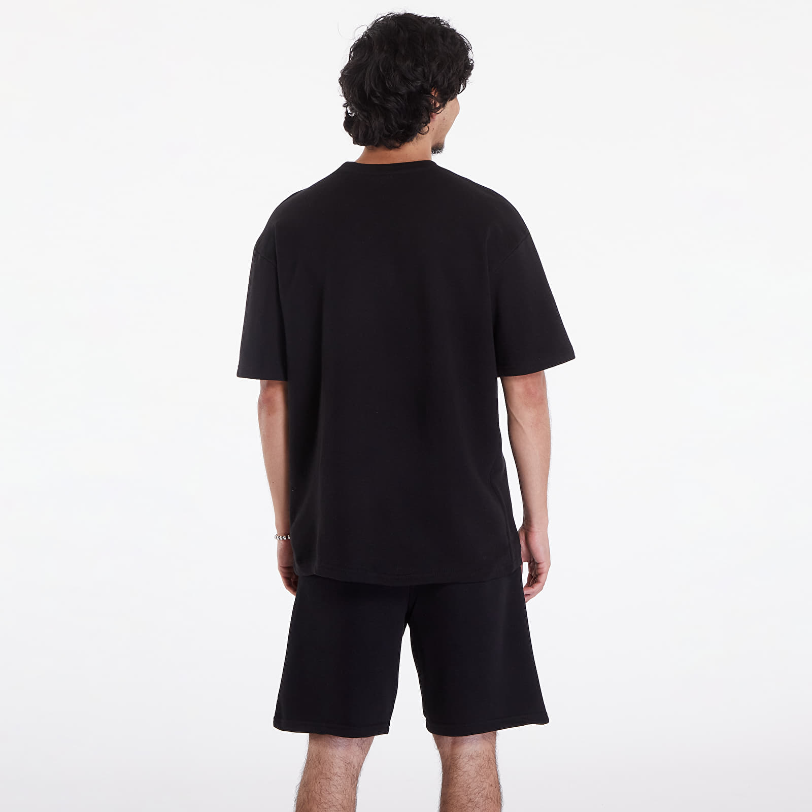 T-Shirts Urban Classics Light Terry T-Shirt Crew Black