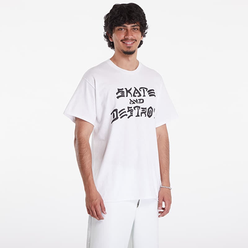 Tričko Thrasher Skate And Destroy T-Shirt White