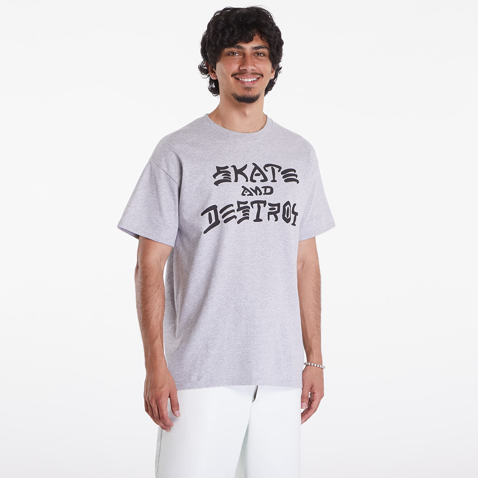 Pánská trička Thrasher Skate And Destroy T-Shirt Grey