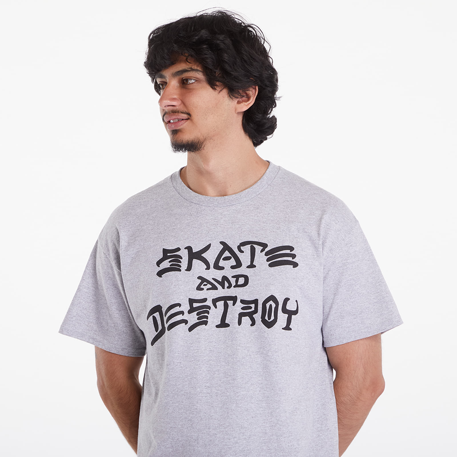 Pánská trička Thrasher Skate And Destroy T-Shirt Grey