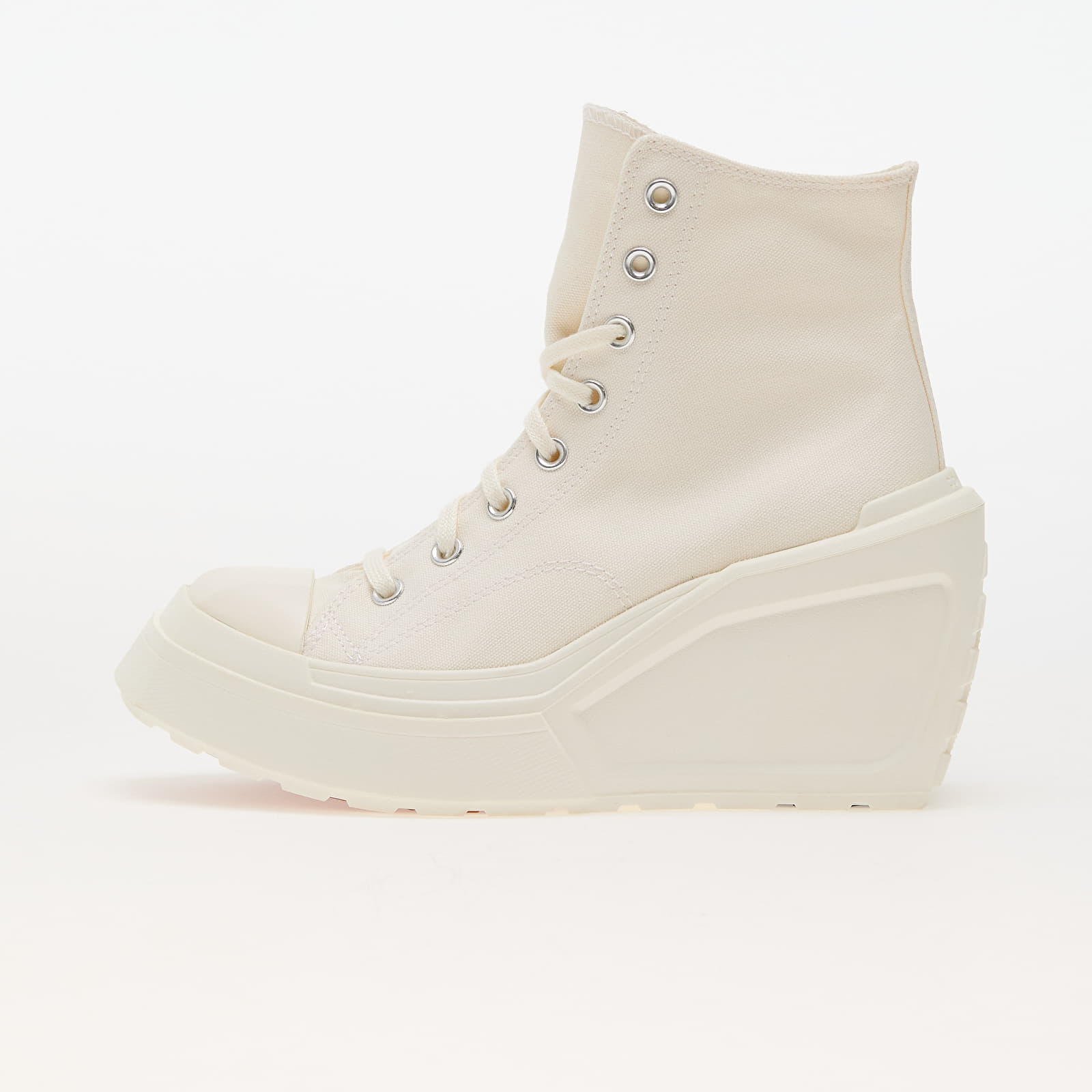 Dámské tenisky a boty Converse Chuck 70 De Luxe Wedge Egret/ Black/ White