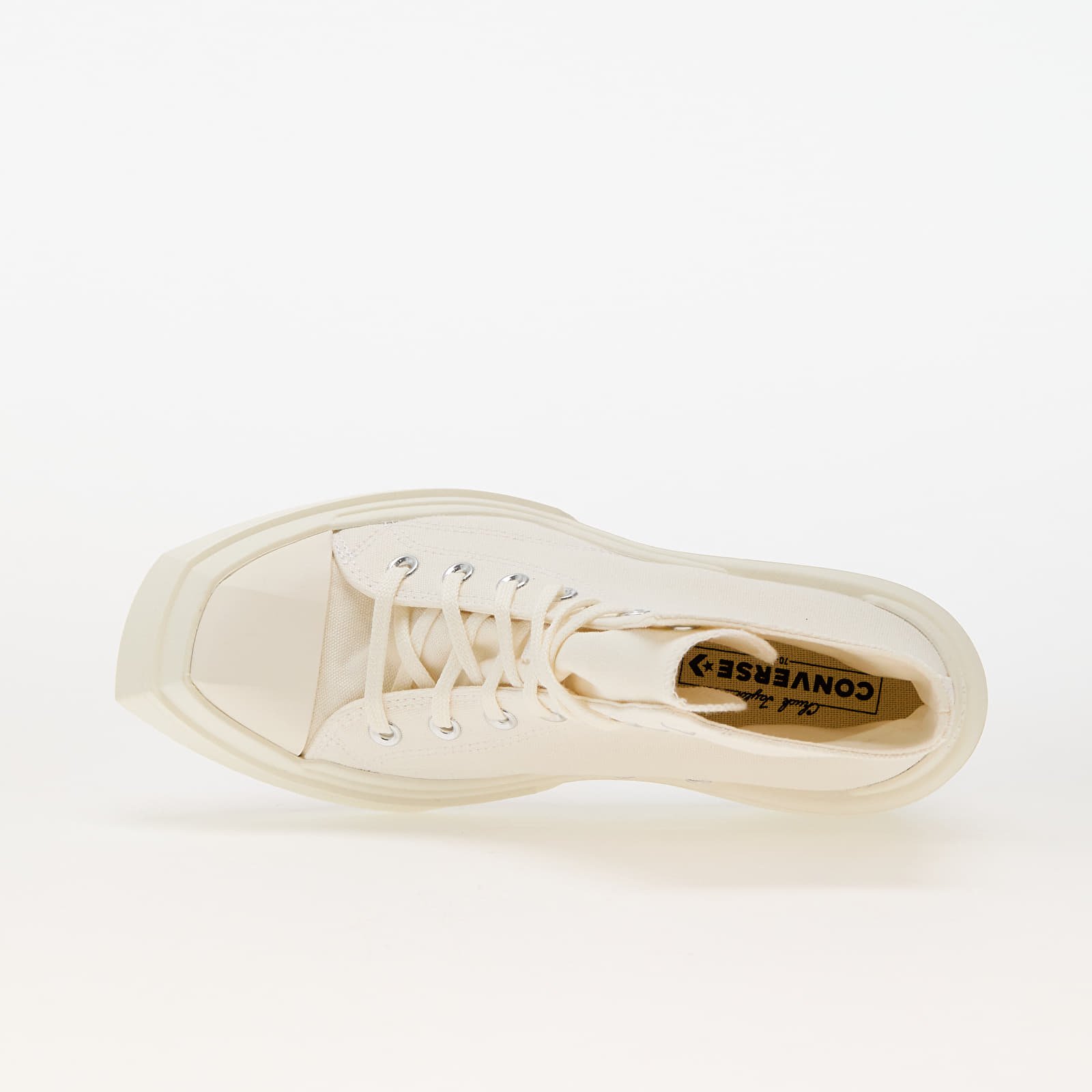Dámské tenisky a boty Converse Chuck 70 De Luxe Wedge Egret/ Black/ White