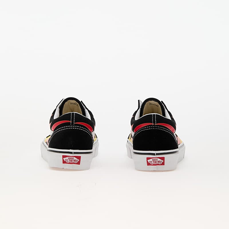 Vans Old Skool Flame/ Black/ Tr White | Queens
