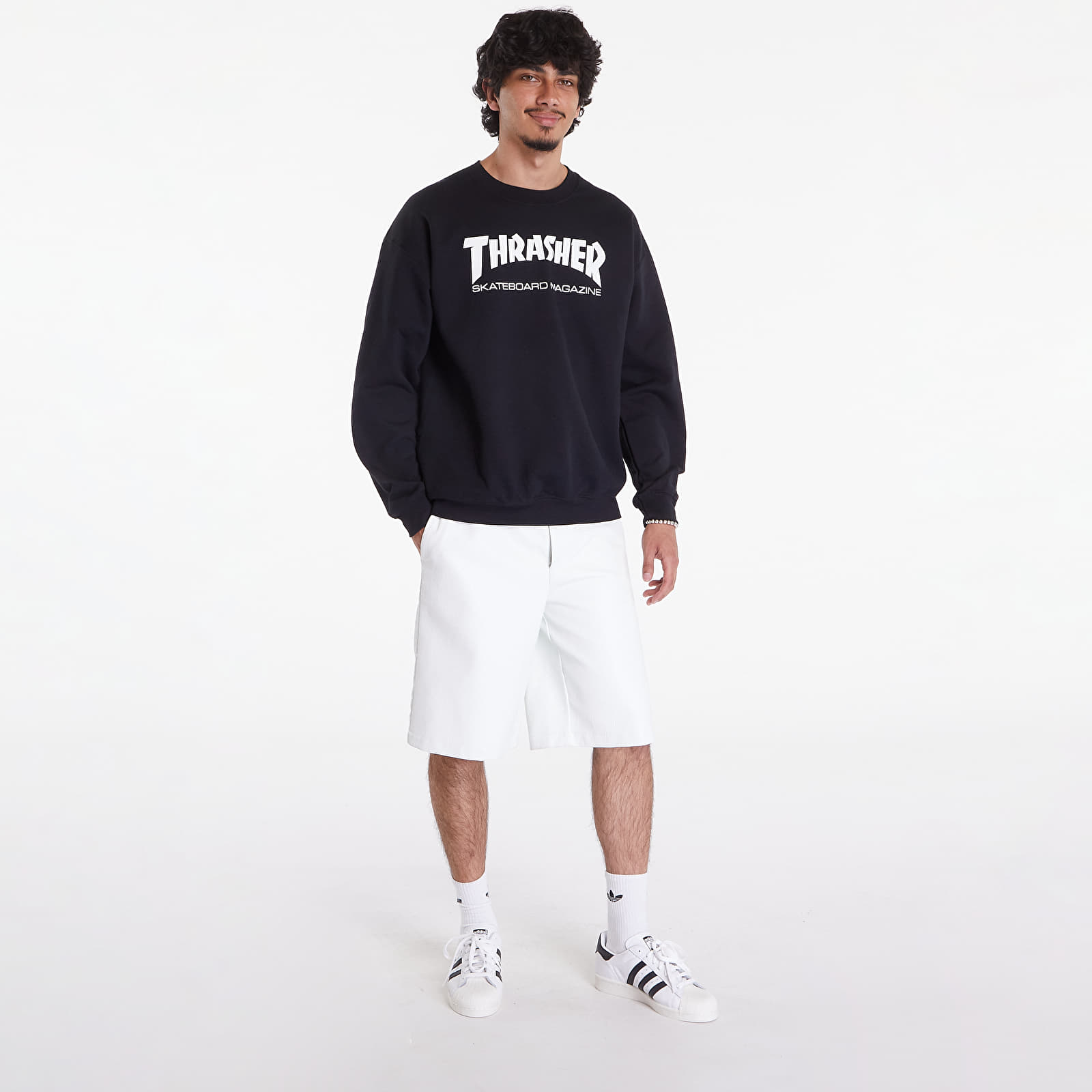 Hoodies and sweatshirts  Thrasher Skate Mag Crewneck Black