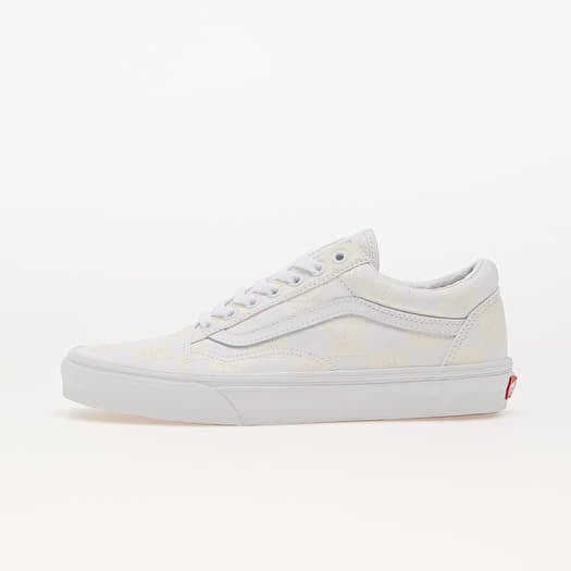Men s sneakers and shoes Vans Old Skool Checkerboard True White Queens