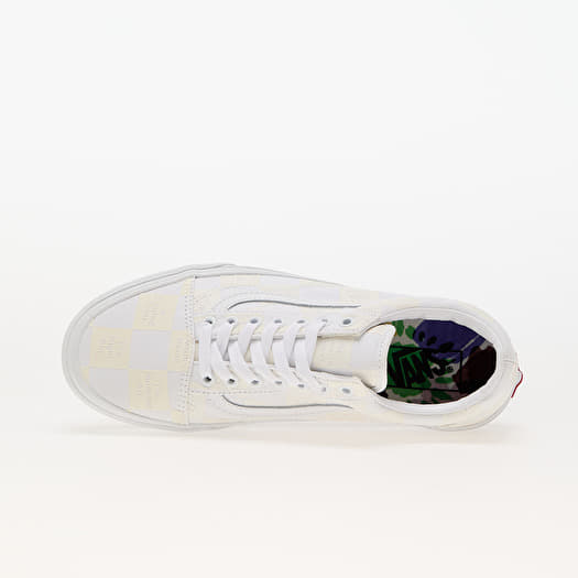 Vans checkerboard true white online