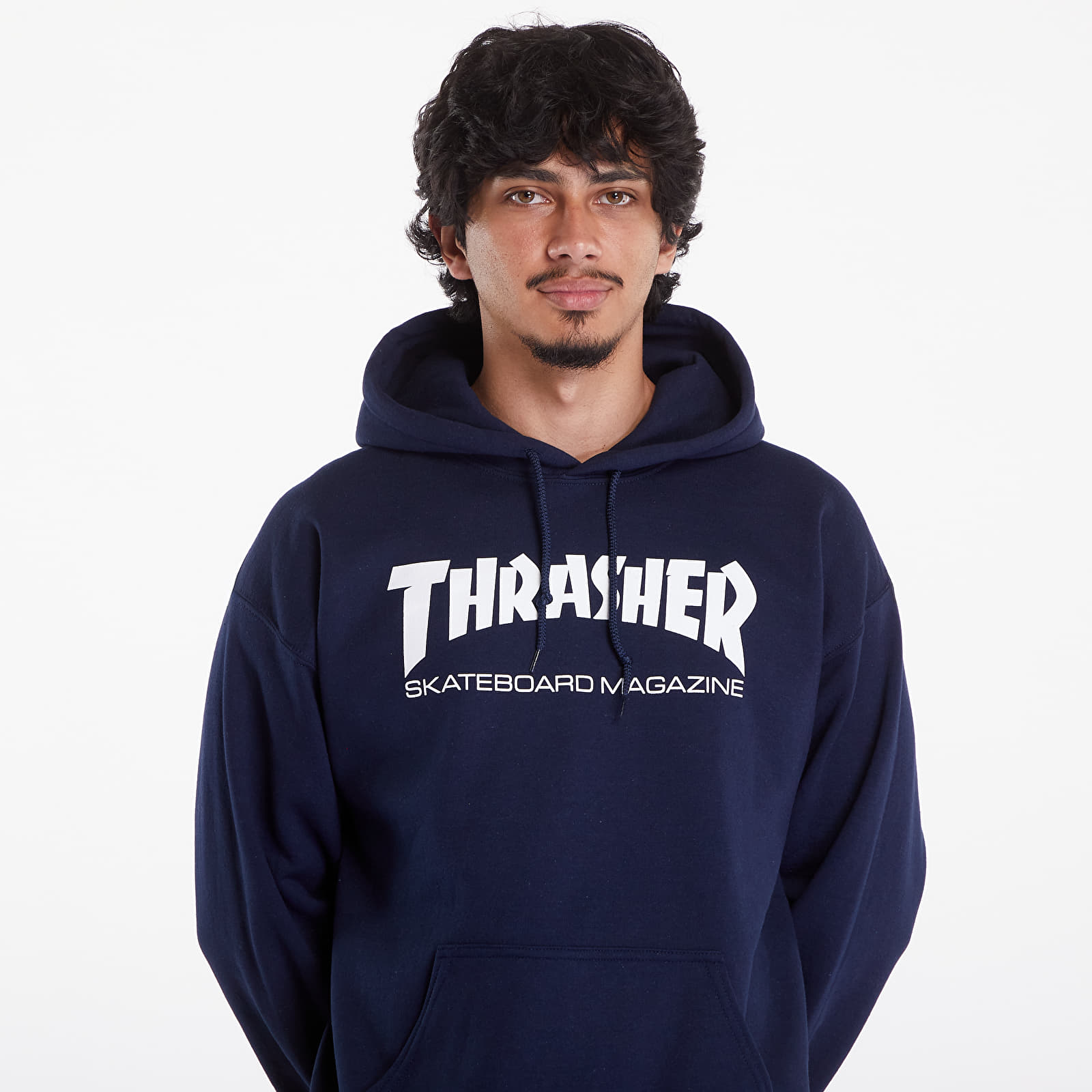 Hoodies and sweatshirts Thrasher Skate Mag Hood Navy Blue Queens