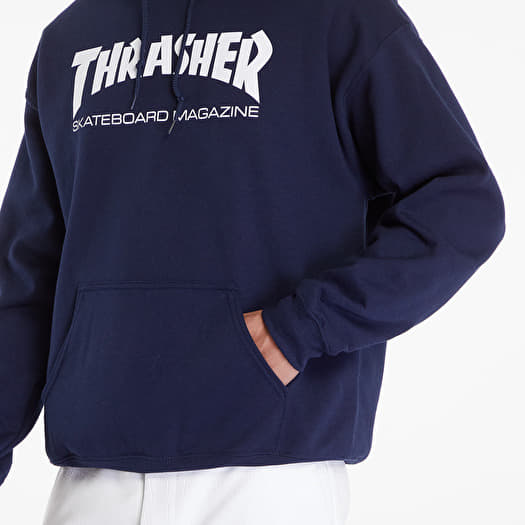 Navy blue thrasher hoodie online