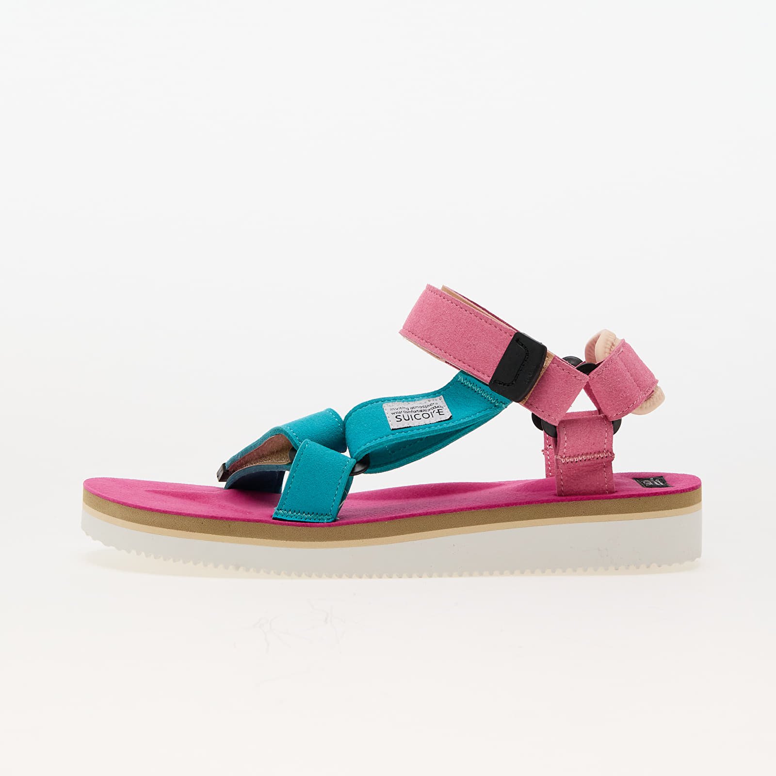 Šľapky SUICOKE DEPA-ECS Turquoise/ Pink
