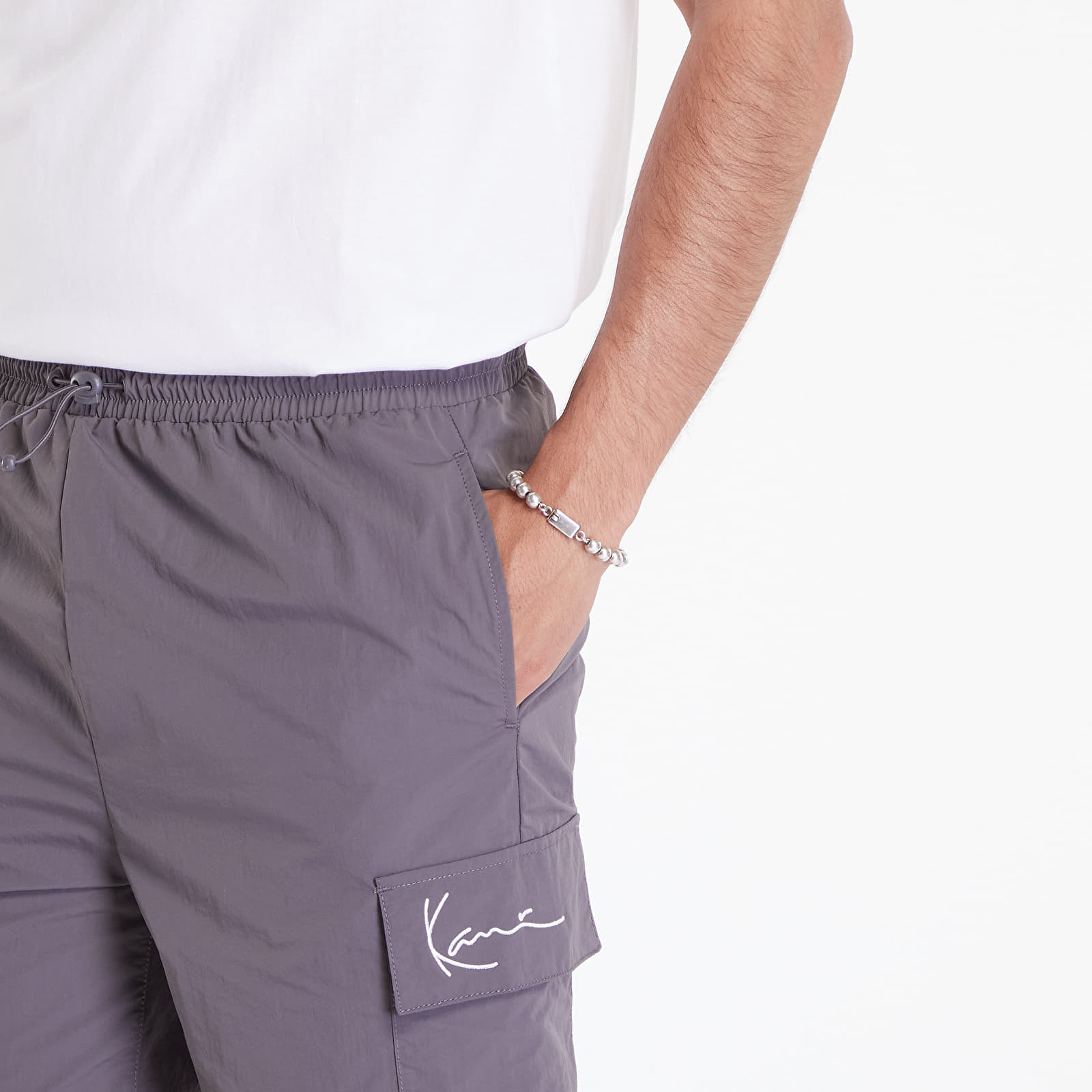 Shorts für Männer Karl Kani Small Signature Essential Cargo Shorts Anthracite