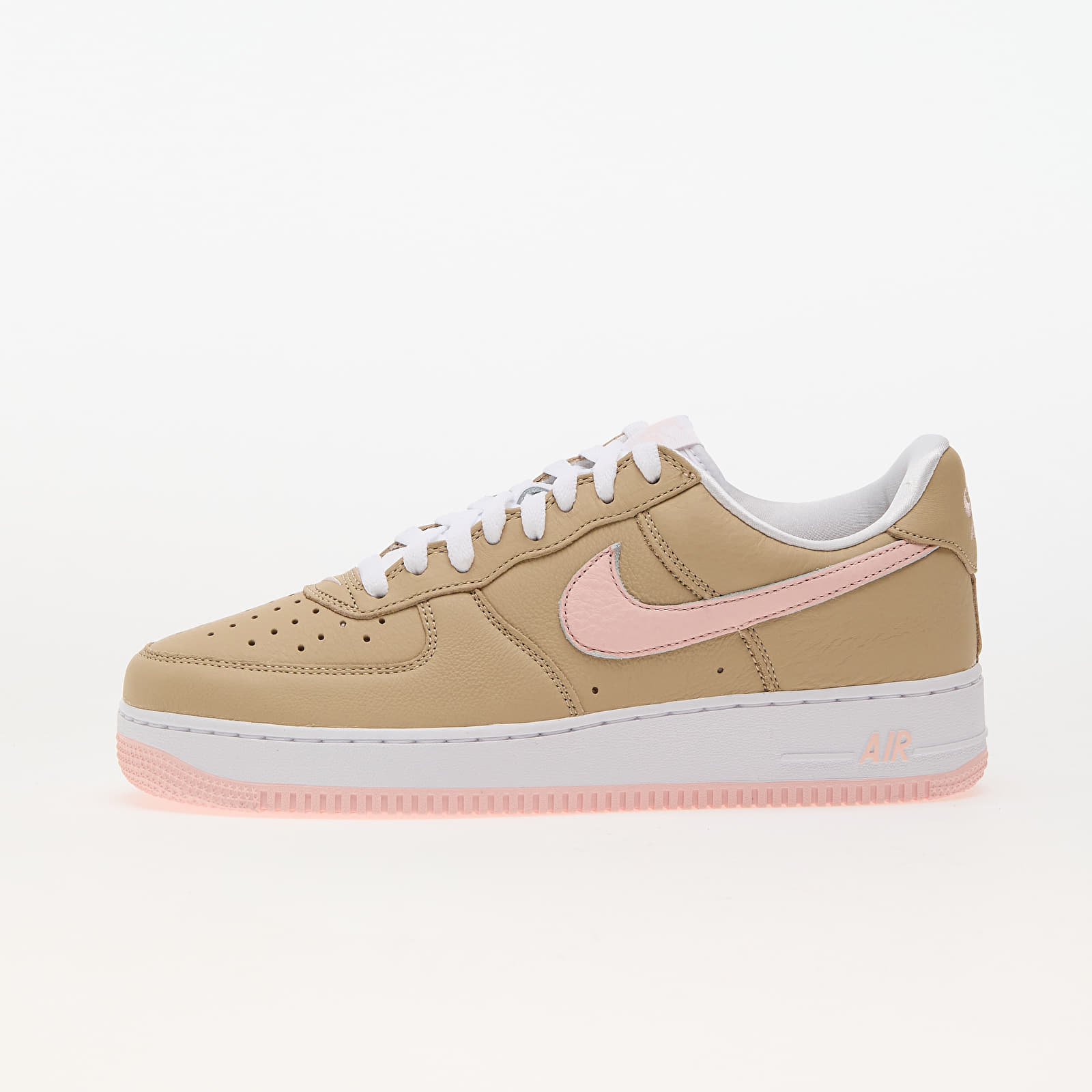 Baskets et chaussures pour hommes Nike Air Force 1 Low Retro Linen/ Atmosphere-True White