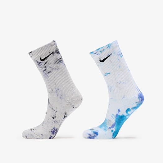 Men s socks Nike Dri FIT Everyday Plus Cushioned Crew Socks 2 Pack Multi Color Queens