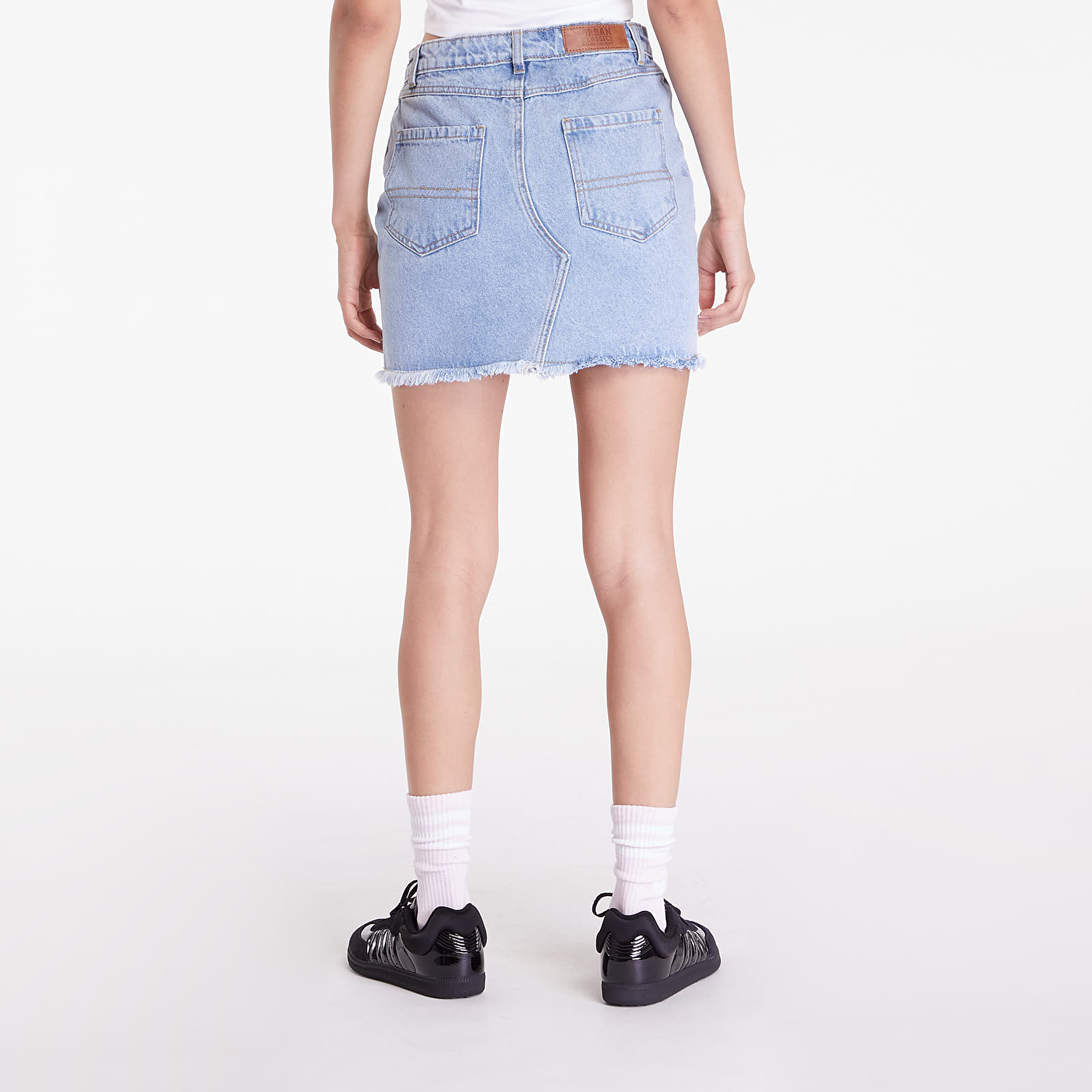 Röcke Urban Classics Ladies Heavy Mini Denim Skirt New Light Blue