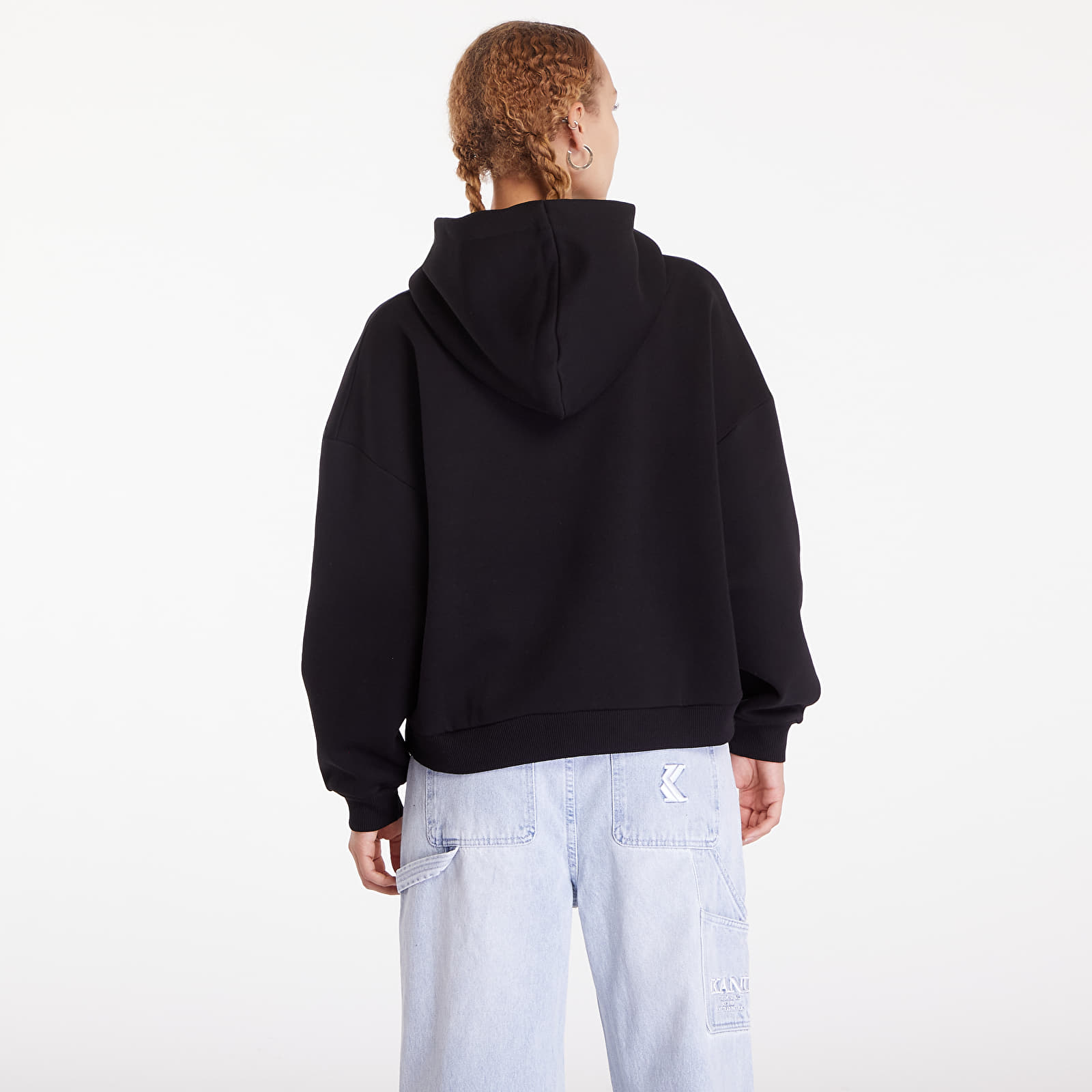 Bluzy Karl Kani Small Signature Essential Os Hoodie Black