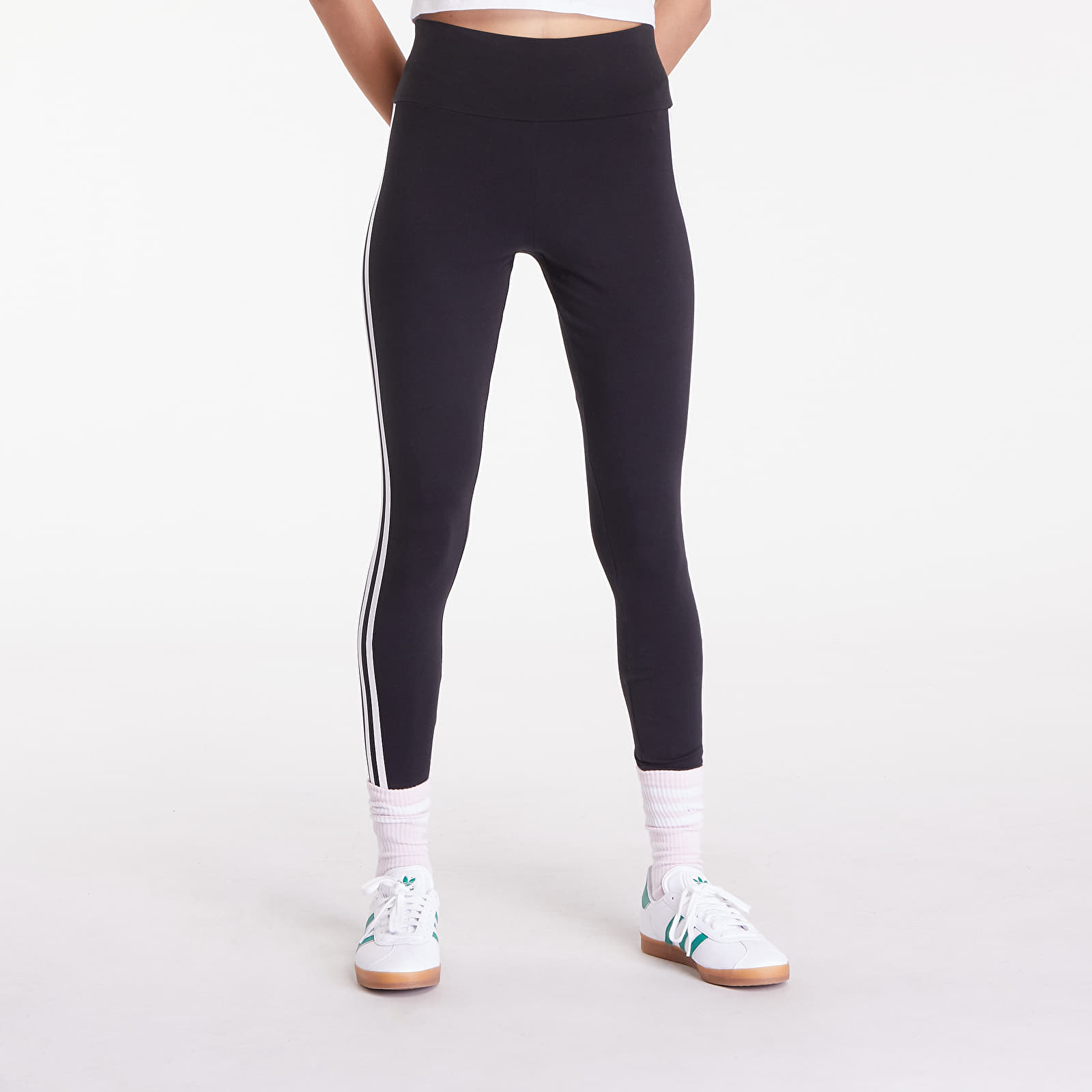 Legginsy damskie adidas 3-Stripes Leggings Black