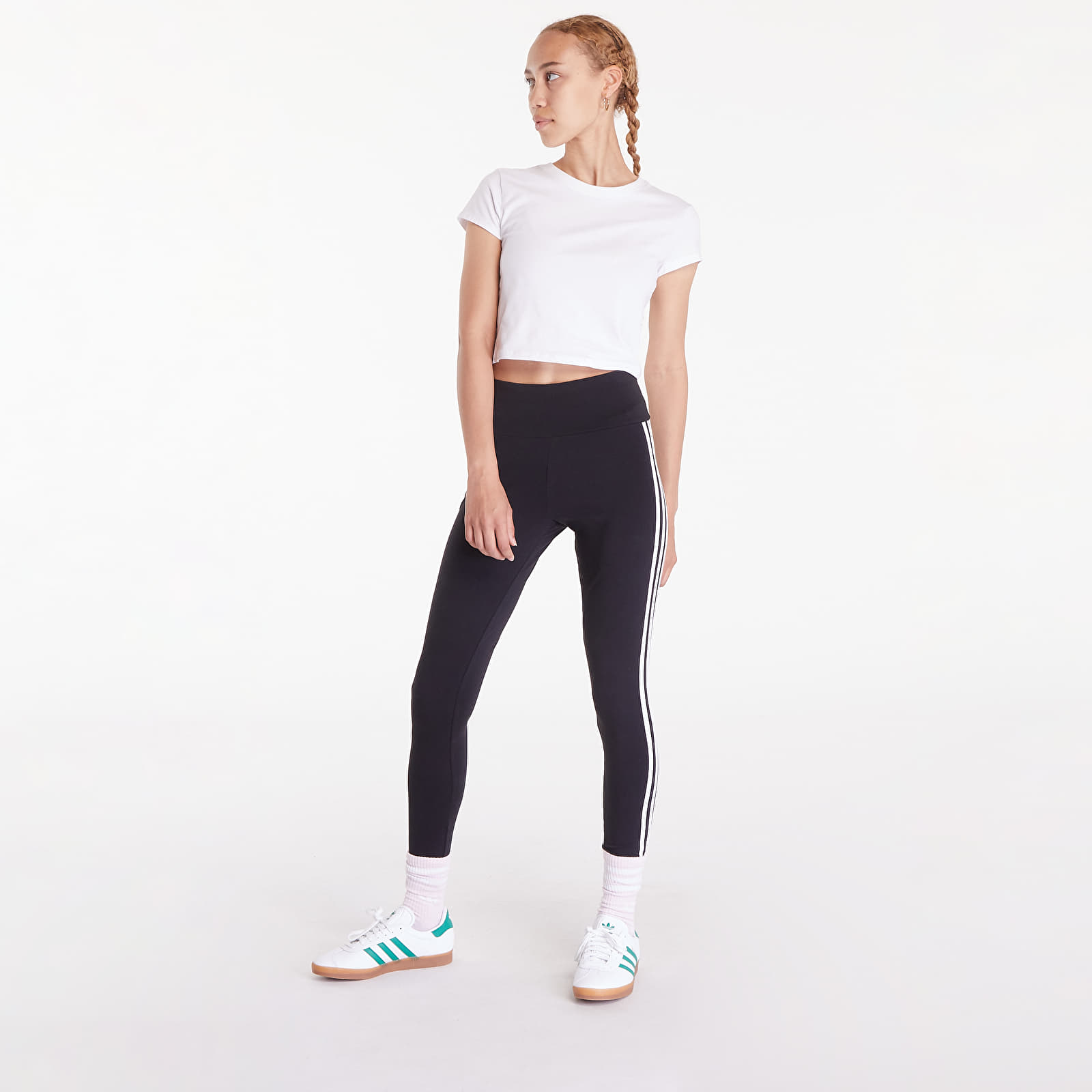 Mallas para mujer adidas 3-Stripes Leggings Black