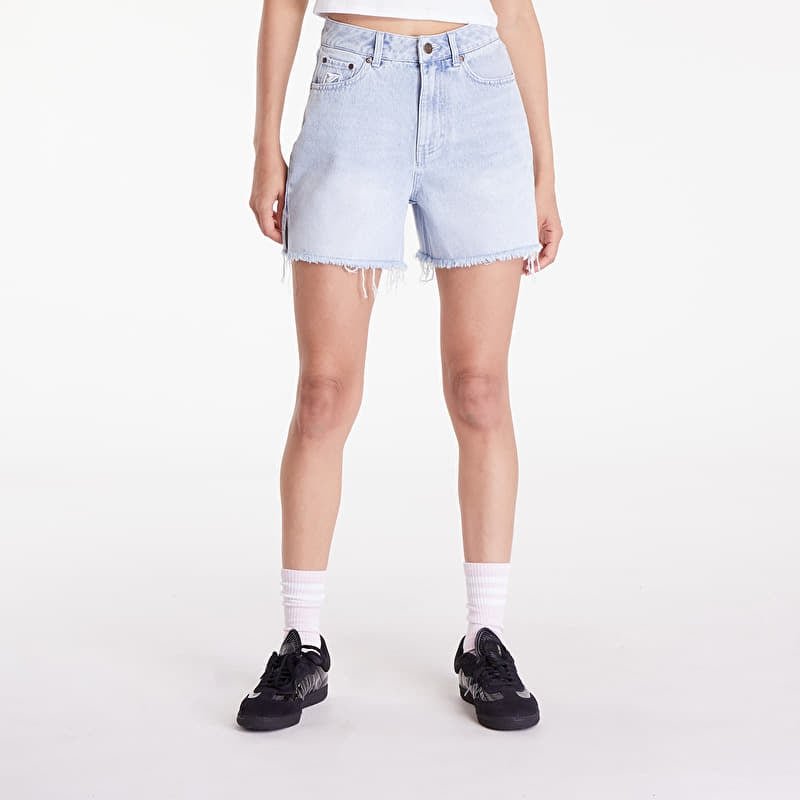Kurze Hosen Karl Kani Og Slit Denim Shorts Light Blue