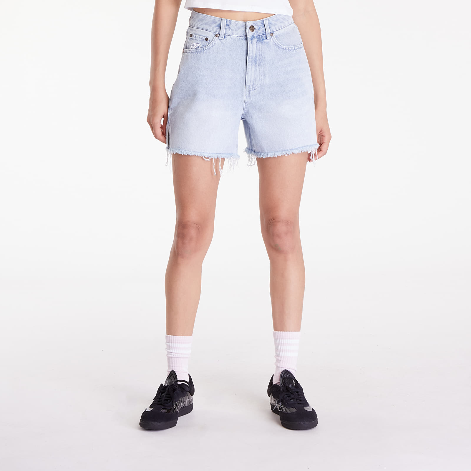 Pantalones cortos Karl Kani Og Slit Denim Shorts Light Blue