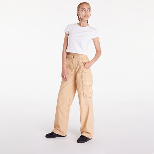 Jeans and trousers Karl Kani Small Signature Washed Cargo Pants Sand |  Queens