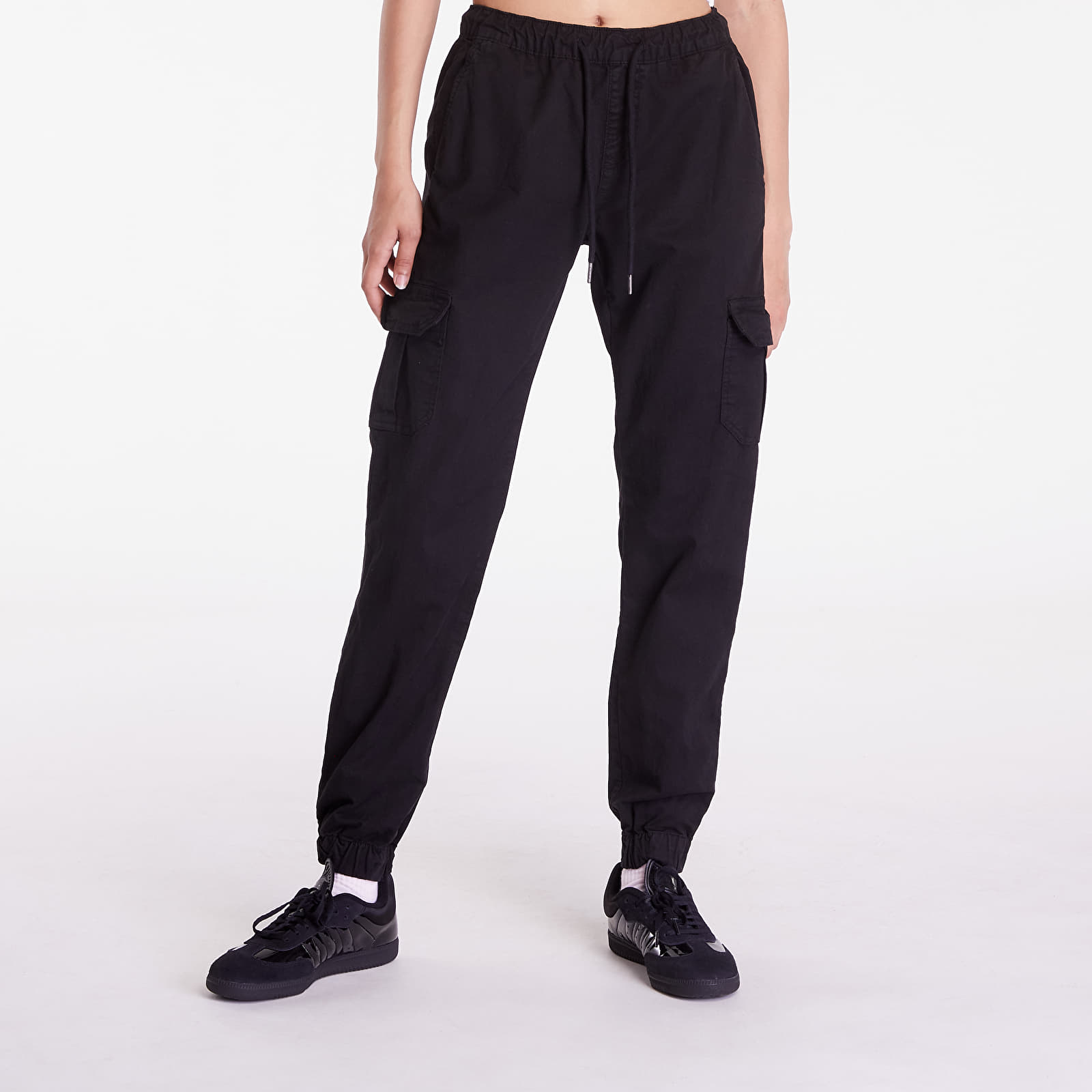 Jeans og bukser Urban Classics Ladies High Waist Cargo Jogging Pants Black
