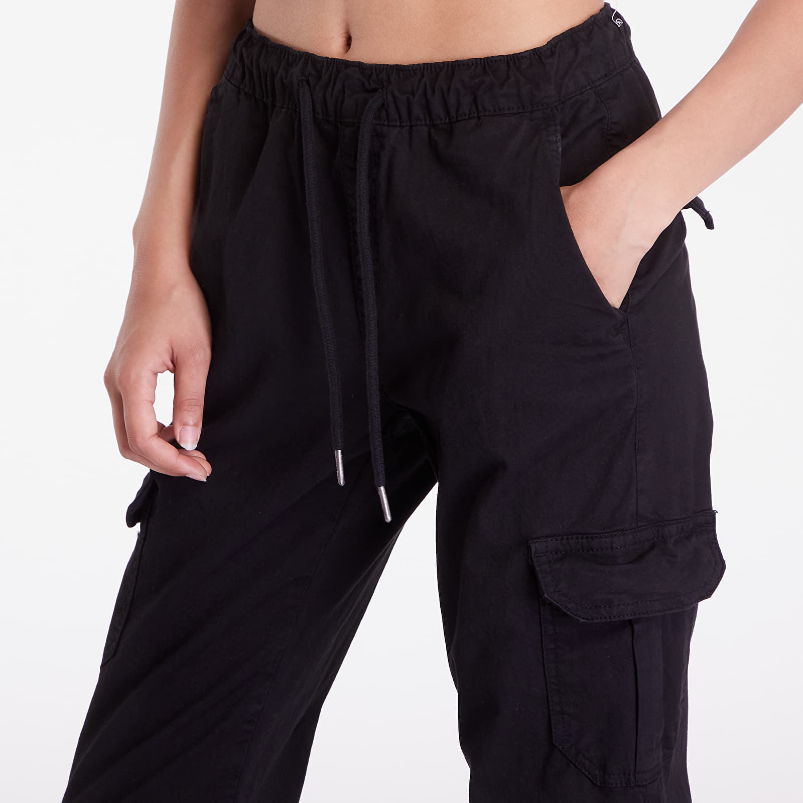 Jeans og bukser Urban Classics Ladies High Waist Cargo Jogging Pants Black