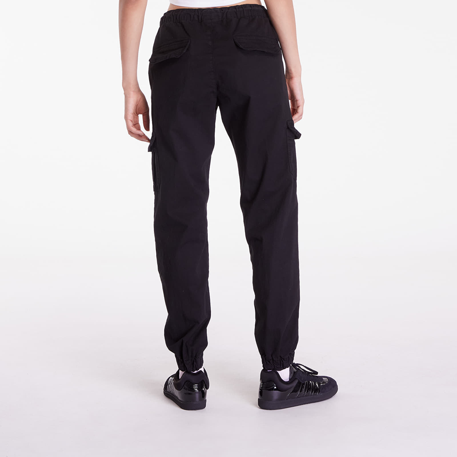 Urban Classics Παντελόνια Urban Classics Ladies High Waist Cargo Jogging Pants Black M - 3