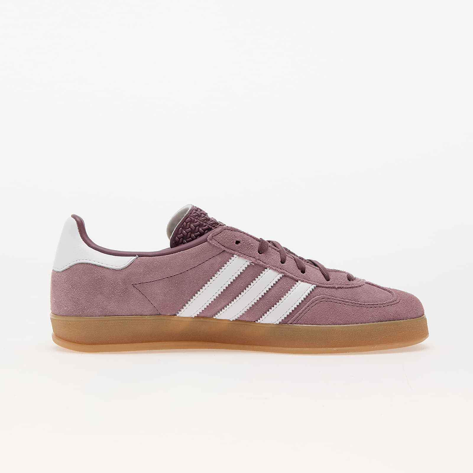Baskets et chaussures pour femmes adidas Gazelle Indoor W Shadow Fig/ Cloud White/ Gum