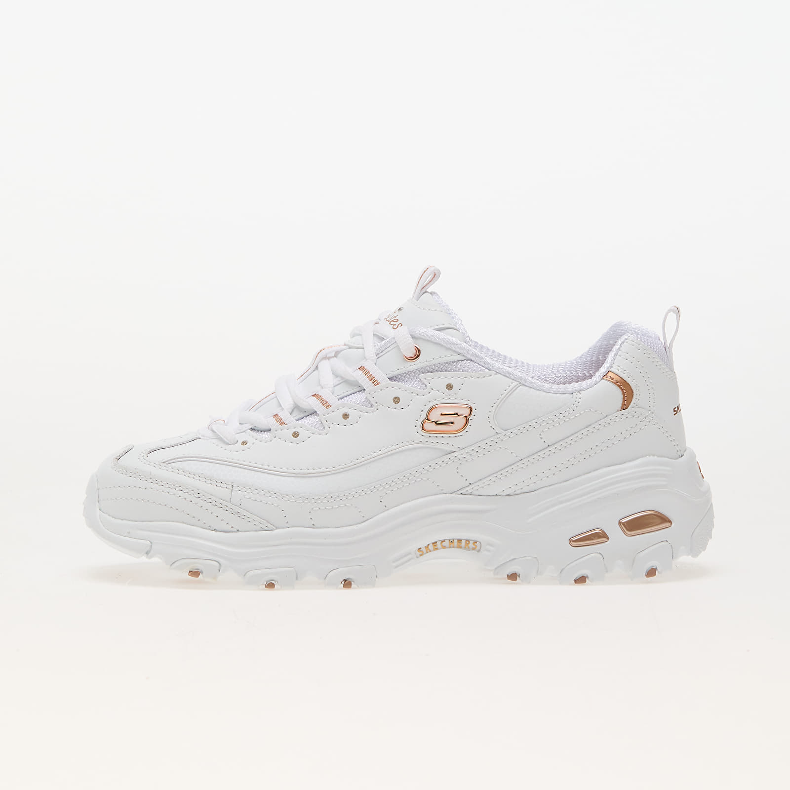 Shoes Skechers D Lites Fresh Star White Rose Gold Queens