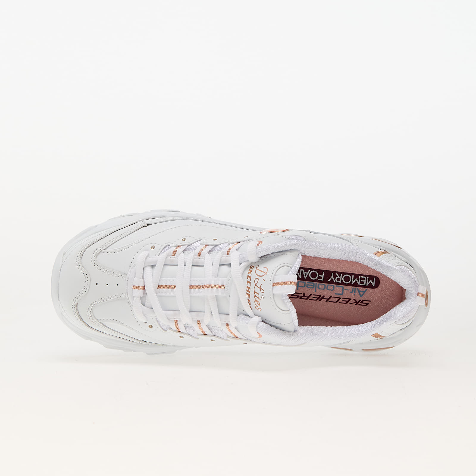 Shoes Skechers D'Lites - Fresh Star White Rose Gold