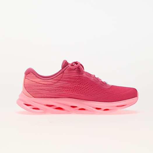 Bright pink running shoes sales
