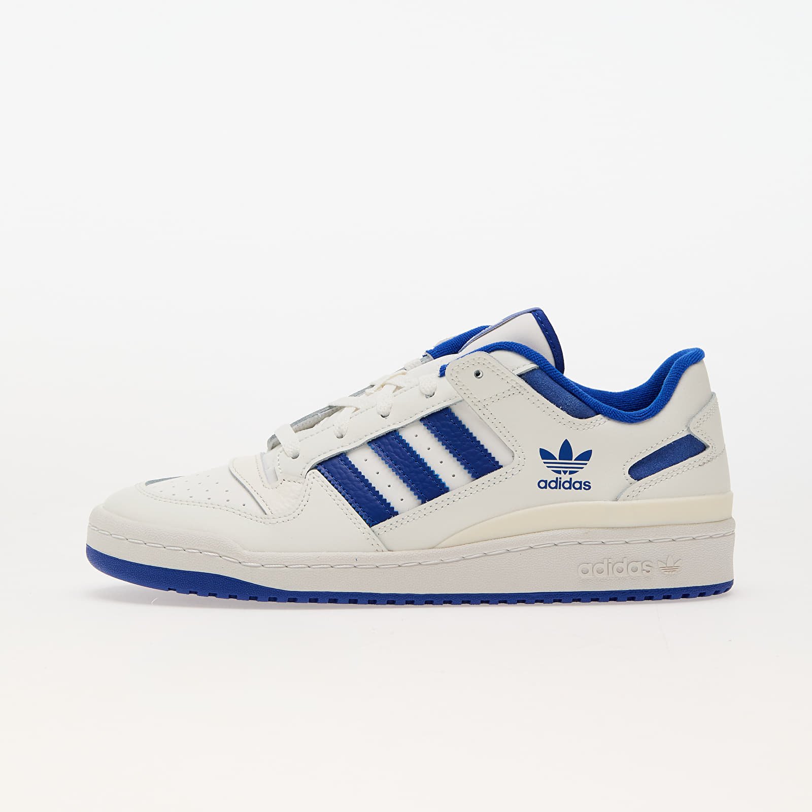 Men's sneakers and shoes adidas Forum Low Cl Core White/ Royal Blue/ Core White