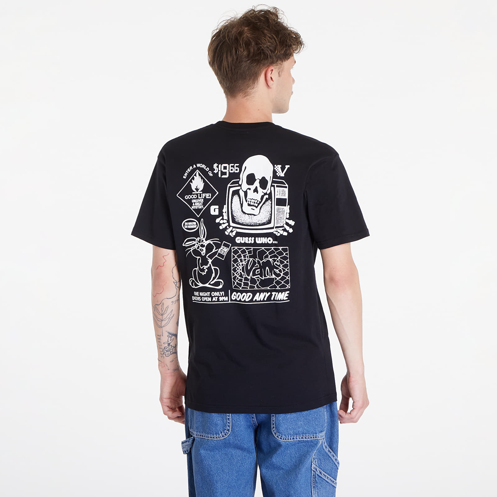 T-shirts Vans Crazy Eddy Ss Tee Black